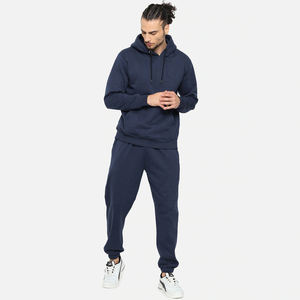 OEM transpirable al por mayor logotipo personalizado nuevo traje deportivo casual de los hombres de dos piezas cremallera Sudadera con capucha pantalones ropa deportiva hombres chándal - Product Image 5