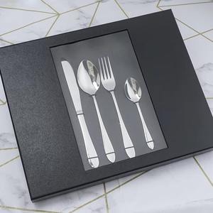 Nouvelle arrivée finition miroir ensemble de couverts en acier inoxydable de qualité alimentaire et lavable au lave-vaisselle ensemble couteau fourchette cuillère - Product Image 3