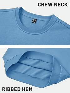 Sudadera de calle de alta gama con estampado artístico Unisex, sudadera lisa de lujo, Sudadera de cuello redondo, ropa informal de lujo - Product Image 2