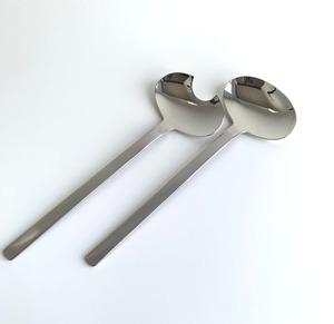 เซิร์ฟเวอร์สลัดทำจากไม้พร้อมช้อนเคลือบเคลือบและชุดส้อมสำหรับสลัดขายร้อนเซิร์ฟเวอร์สลัดขายส่งราคา - Product Image 3