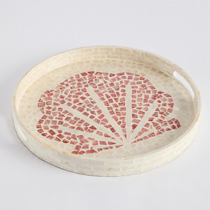 Bandeja para servir de nácar hecha a mano natural de nuevo diseño con diseño moderno hecho en Vietnam - Product Image 5