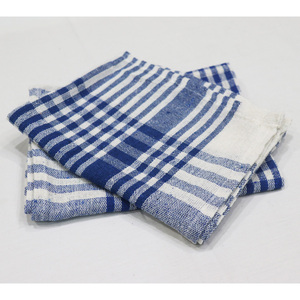 Serviette de cuisine en coton à rayures teintes en fil, au prix le plus bas, serviettes de cuisine personnalisées pour le golf, en provenance d'Inde - Product Image 1
