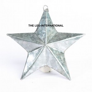 Aluminio Metal forma de estrella brillante polaco árbol de Navidad Topper hecho a mano Venta caliente más alta calidad árbol de Navidad Topper - Product Image 6