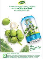 100% Vietnamese natuurlijke jonge groene kokoswater NFC gearomatiseerd OEM-service laag in suiker Keto-vriendelijk Elektrolyt HALAL gecertificeerd
