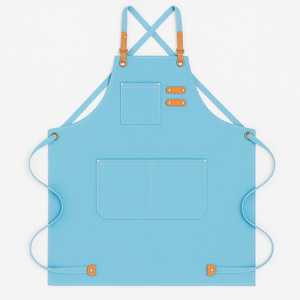Delantal de Lona Personalizable con Doble Bolsillo, Sin Mangas, Duradero, Reutilizable, Lavable, de Algodón, con Logotipo Bordado, para Pintura y Otras Actividades - Product Image 3