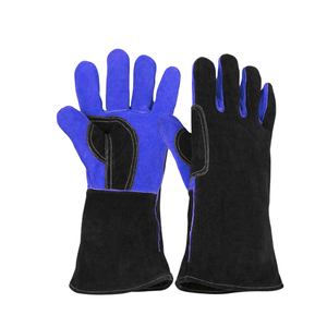 ถุงมือหนังแกะกันลมสำหรับผู้ชายถุงมือเชื่อมหนังสำหรับผู้ชาย - Product Image 3