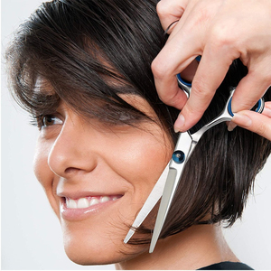 Stainless Steel <b>Barber</b> Scissors with Sharp <b>Blade</b> and Long Handle for Professional Salon Hair Grooming and Styling - Product Image 5