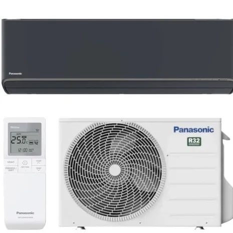 Настенный звуковой кондиционер Panasonic R32 12000BTU, графитовый, серый