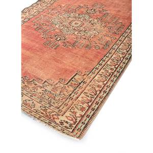 Alfombra de Lana Anudada a Mano de Gran Tamaño, Diseño de Medallón Rojo y Naranja, para Sala de Estar, Pasillo Rectangular, Modelo Pae-2920 - Product Image 2