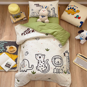 Soft &amp; Lightweight 3 Piece Baby Comforter Cover <strong>Sets</strong> <strong>Toddler</strong> <strong>Bedding</strong> <strong>Set</strong> for Boys <strong>Girls</strong> - Product Image 1