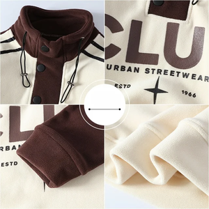 เสื้อสเวตเตอร์คอกลมย้อมสีย้อมสีสำหรับผู้ชาย - Product Image 2