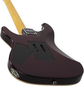 Guitarra Bajo Omen Extreme-6 Nueva de la Marca Perfect Brand, Acabado en Arce y Ébano Color Cereza Negra, Lista para Envío Mundial - Product Image 2