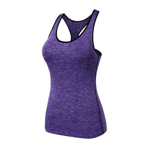 Latest Running Clothes <b>Women</b> Sleeveless Gym Singlet Tank <b>Top</b> Training Sportswear Cotton Racerback Slim Fit Fitness <b>Vest</b> - Product Image 1