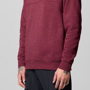 Sweat-shirt pour homme à manches longues, service OEM de haute qualité, prix de gros pour les commandes en gros, col montant, respirant et confortable - Product Image 3