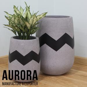 Macetas de Fibrocemento Nórdicas Personalizadas para Decoración del Hogar y Jardín en Vietnam, Acabado Pintado, Orificio de Drenaje, Diseño Ecológico para Macetas de Flores - Product Image 2