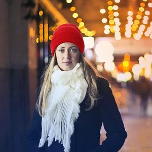 Bonnet d'hiver unisexe en laine thermique bonnet confortable à la mode avec doublure polaire idéal pour les amateurs de mode et de streetwear quotidien - Product Image 3