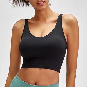 Nouveau soutien-gorge de sport pour femmes de qualité supérieure soutien-gorge de Yoga respirant en nylon Spandex personnaliser la conception en gros soutien-gorge pour femmes - Product Image 5