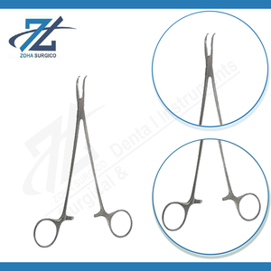 Pinzas para Arteria Tonsilar Sawtell de 178 mm de largo, Curvatura Pequeña, Instrumentos Quirúrgicos de Acero Inoxidable, Fabricante en Pakistán - Product Image 3