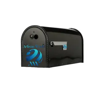 Rope Design Metal Post Mounted Mailbox Merges Optimal Performance With An Eye Appealing Look A Simple Way To Enhance Curb Appeal