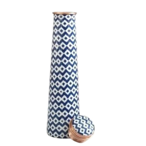 Botella de Agua Artesanal de Cobre Puro, Diseño Martillado a Mano, Estilo Vintage, Diseñador, a Prueba de Fugas, Beneficios para la Salud Ayurvédica, Precio de Fábrica - Product Image 5