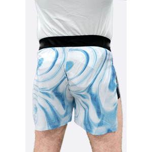 กางเกงขาสั้นออกกำลังกาย MMA มวยปล้ำ ยิวยิตสู ลายโลโก้สั่งทำได้ รุ่น Split Warrior Plus Size สำหรับทุกเพศ น้ำหนักเบา แห้งเร็ว ระบายอากาศได้ดี - Product Image 2