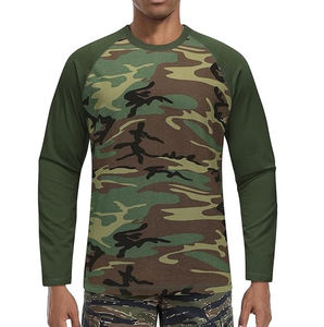 Camiseta de Camuflaje para Hombre, Ajustada, con Estampado Completo, para Caza, Pesca, Senderismo, Cuello Redondo, Corte Cuadrado, Transpirable - Product Image 6