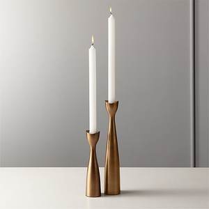 Creative <b>Silver</b> & Gold Combination Metal <b>Candlestick</b> Holder Luxury Christmas Home Wedding Decoration Shiny Finish Candle Stands - Product Image 3