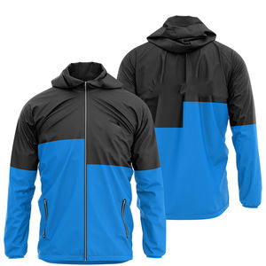 Conjunto de Dos Piezas para Hombre, Chaqueta y Pantalones Cortos Cortavientos Personalizados, Traje Deportivo con Cremallera Reflectante, Chaqueta Cortavientos de Nailon de Dos Piezas para Hombre - Product Image 5