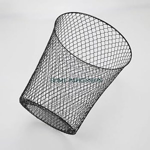 Poubelle de restaurant et d'hôtel forme et taille personnalisées matériau galvanisé brillant poli salle de bain et cuisine poubelle approvisionnement - Product Image 2