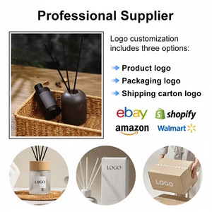 موزع قصب فاخر للسوائل العطرية خالٍ من الكحول 150 مل بشعار مخصص للفنادق - Product Image 5