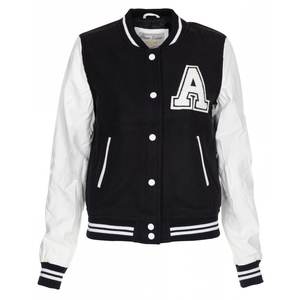 Veste universitaire personnalisée pour hommes manches en cuir de corps en laine chaude et bon marché avec décoration de broderie de col à capuche vêtements longs de taille XL - Product Image 3