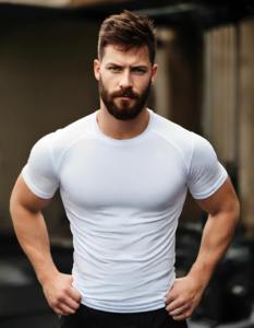 Camiseta de buceo para hombre, traje de baño ajustado de manga corta, camiseta de natación, traje flotante, camiseta informal, Camiseta cómoda de verano - Product Image 6