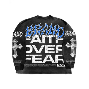 Sweat-shirts de haute qualité sur mesure, nouveau design 2026, logo en relief, sweat-shirt lourd pour homme, fabrication de sweat-shirts sur mesure - Product Image 4