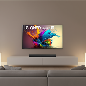 Téléviseur intelligent Mini LED 65 pouces avec son surround 3.1.1 canaux, définition 4K, rétroéclairage QLED, barre de son 2K pour cuisine - Product Image 3