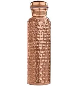 High Quality Leafs Printed Copper Bottle Pure Copper Water Bottle Eco Friendly Leakproof Flask for Daily Use Home Office Travel - Product Image 4