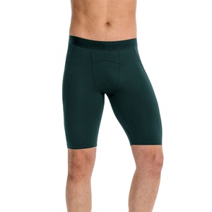Short de compression de gymnastique pour hommes, taille élastique, impression personnalisée, séchage rapide, respirant, été - Product Image 1