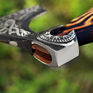 Hache Viking de 19 pouces de long forgée à la main Hache nordique - Product Image 3