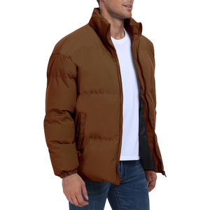 Chaqueta de plumón para exteriores de invierno de calidad para hombre, aislante elástico duradero con piel de oveja de talla grande transpirable - Product Image 4