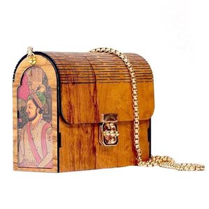 กระเป๋า Pochette หรูหราหลายใบกระเป๋ากระเป๋าสะพายไหล่ผู้หญิงกระเป๋ามุกกระเป๋าถือของขวัญแต่งงานผู้หญิงกระเป๋าคลัทช์ไม้ - Product Image 4