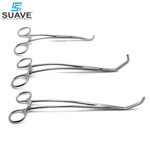 Pinces chirurgicales incurvées en acier inoxydable de haute qualité 2026 pour chirurgie hospitalière SUAVE SURGICAL INSTRUMENTS - Product Image 2