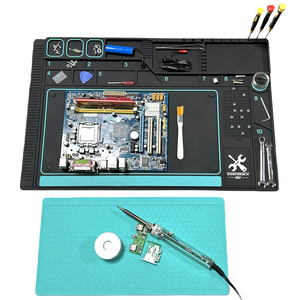Résistant à la chaleur 500 degrés aimant préchauffage téléphone portable outils de réparation mobiles travail soudage tapis de soudure - Product Image 4
