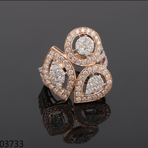 Anillo de Compromiso, Boda o Cóctel Clásico con Diamante Cultivado en Laboratorio VVS, Corte Brillante, para Mujer, Oro 14k/18k, Certificado, Moderno - Product Image 5