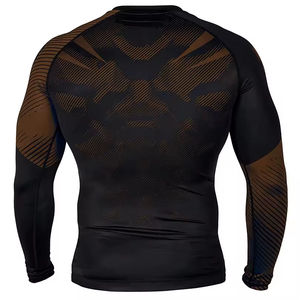 Rash Guard personalizado de alta calidad último diseño Guard Fighting Training Venta en línea para hombres Rash Guard - Product Image 6