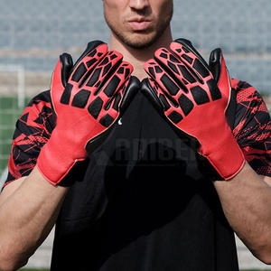 Gants de gardien de but en latex doux résistants à la sueur, antidérapants et confortables - Product Image 3