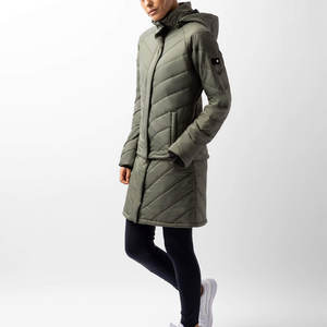 Usine professionnelle veste équestre haut pour femme équitation douce compétition à manches longues couche de base dames - Product Image 3