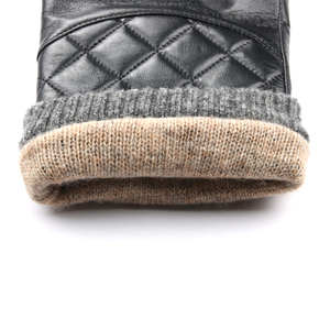 Guantes de cuero de moda antideslizantes de clasificación superior para mujer, cosas suaves transpirables, ropa cómoda, guantes deportivos de cuero con dedos completos - Product Image 6