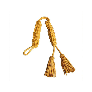 Cordones de Hombro de Estilo Clásico con Trenzado Francés de 8 Hebras y Recubrimiento de Macramé para Prendas de Vestir, Longitud y Diámetro Personalizables - Product Image 4