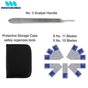 Kit de disección de acero inoxidable de 22 piezas, para médico veterinario, biología y disección, kit de práctica para estudiantes de INNOVAMED - Product Image 4