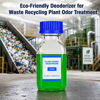 Neutralisateur de odeurs et désodorisant pour usine de recyclage des déchets industriels écologiques avec fût de 25 kg et jusqu'à 96 % d'élimination de l'ammoniac