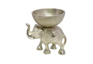 Vente chaude en fonte d'aluminium éléphant Sculpture noix bols de service de luxe fabriqués à la main sur mesure décor à la maison de l'inde - Product Image 3
